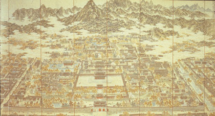 Fig. 6 The Gyeongbokgung palace and Seoul 